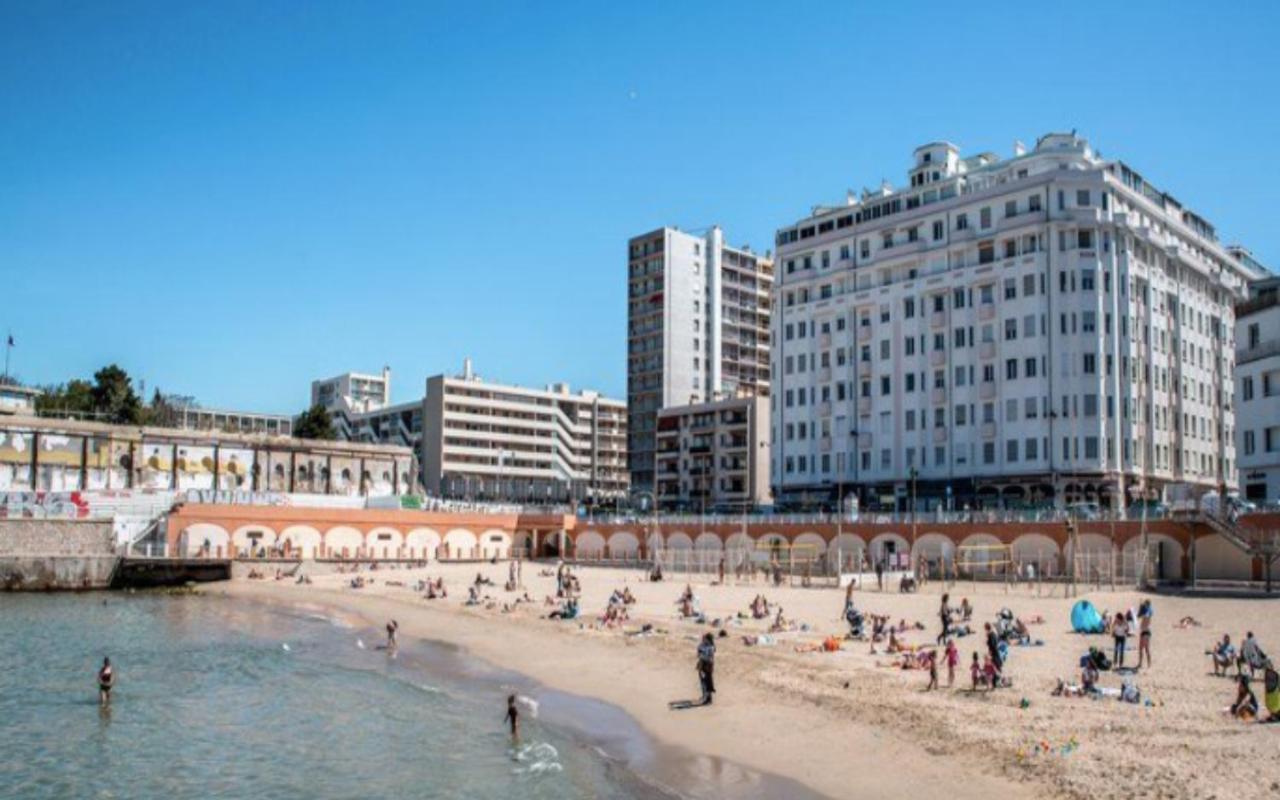 "Le Suez" Appartement Au Bord De Mer Catalans-Pharo Marseille Eksteriør bilde